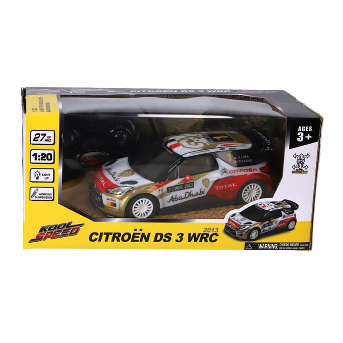 Radiografisch bestuurbare auto citroen 1:20 ds 3 wrc