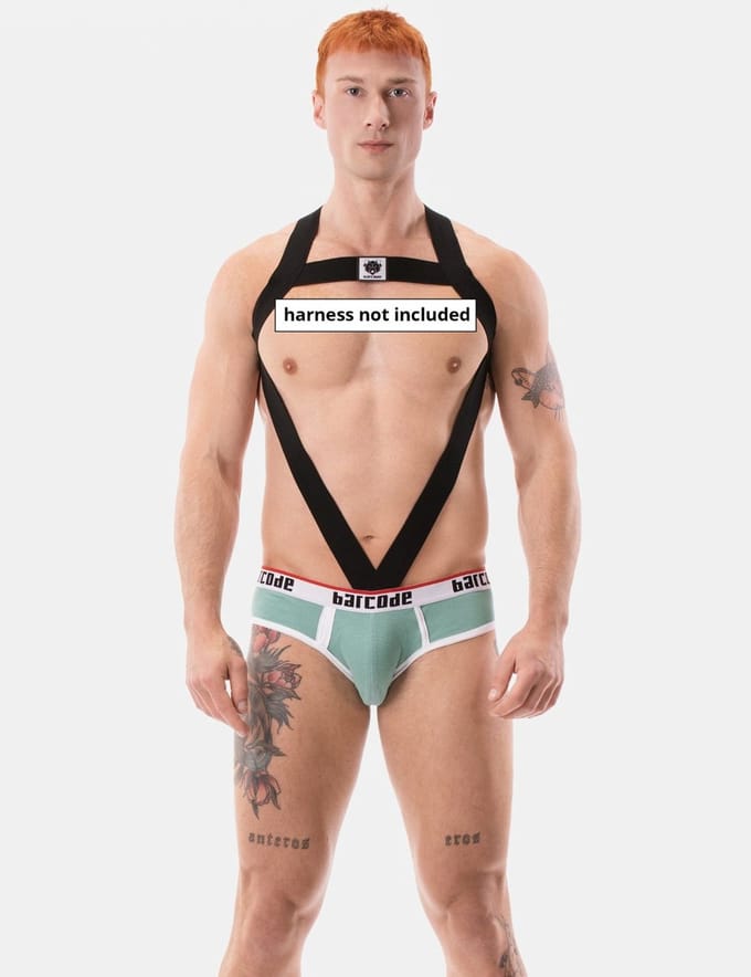 Barcode Berlin Kai Brief Mint - MAAT XL - Heren Ondergoed - Slip voor Man - Mannen Brief