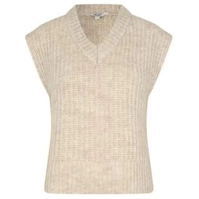 mbyM Cassandra-m vest oat melange -