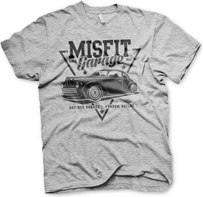 Misfit Garage Heren Tshirt -S- Since 2014 Grijs