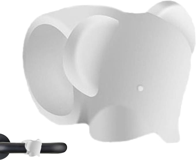 Deurstopper - Deurbuffer Deurdemper - Muren Beschermen - Geluiddempend Kussen - 65 cm Breedte - Transparant