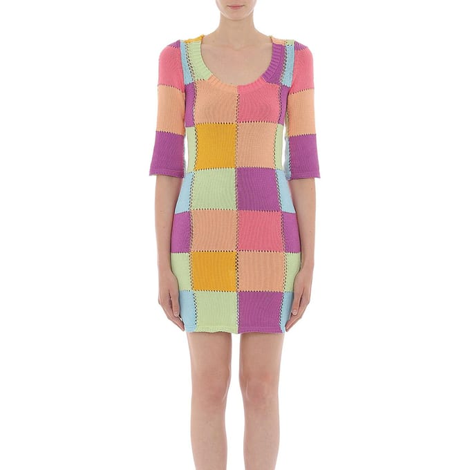 Moschino Dress Grey Grey Taglia: 44 | Abiti Mini Outlet | Donna | Grigio
