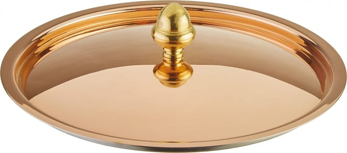 Paderno Pannendeksel 3-draads Inductie 24 Cm Koper