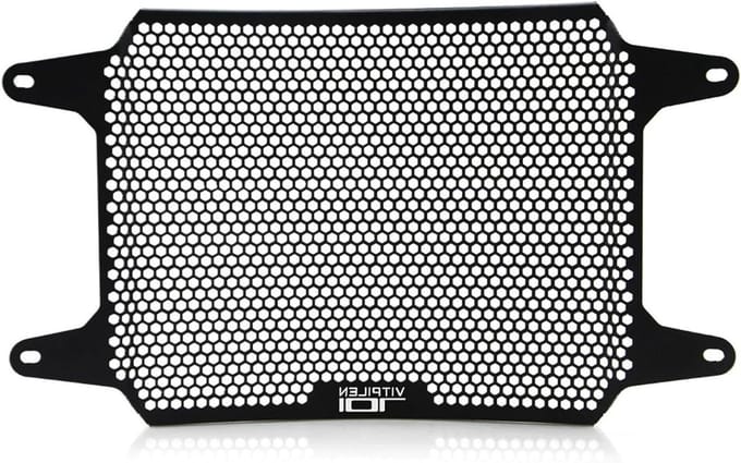 Motorfiets Radiatorbescherming - Frame Protector - Motor Onderhoud - Hoge Kwaliteit - 1 Set - Zwart/Zilver