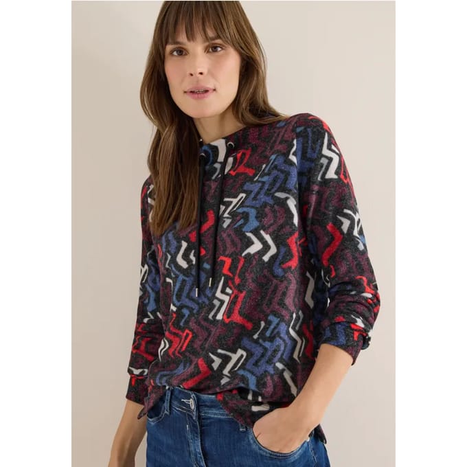 Shirt met grafisch patroon
