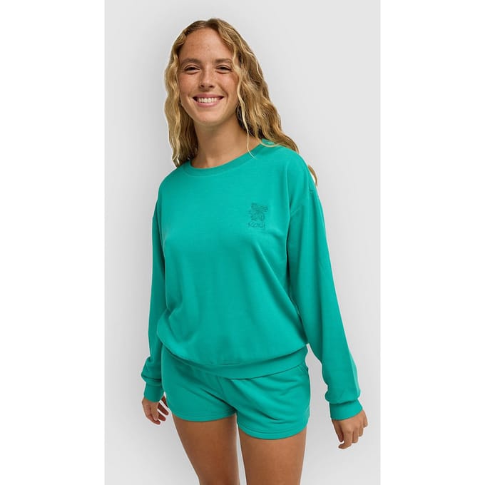 Roxy Surfing By Moonlight Sweatshirt Groen L Vrouw