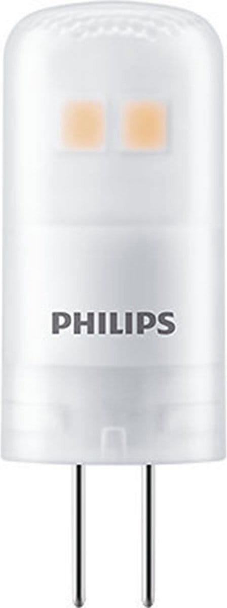 Philips LED Insteeklamp G4 1W = 10W - 12V - 115lm - 2700K Warm Wit - Mat