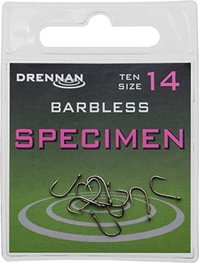 Drennan Specimen Haken | Barbless #16
