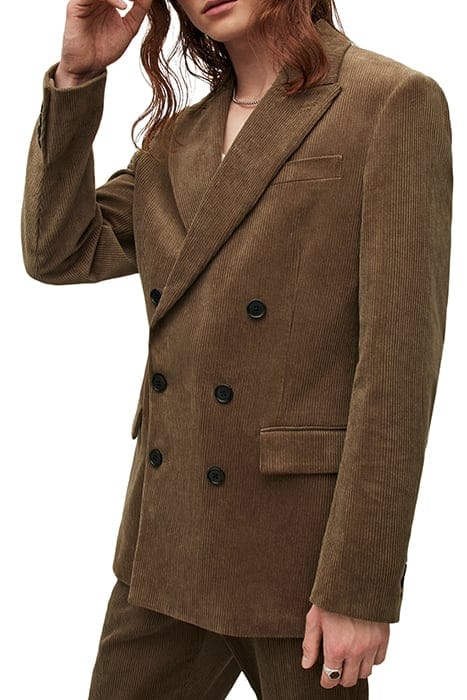AllSaints Busco Blazer Worn Brown Größe: 36 | Blazer Outlet | Herren | Braun