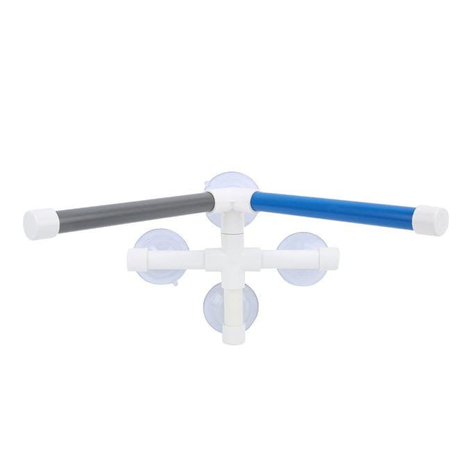 Douche Bain d'Oiseaux en PVC Perchoir de Bain avec Ventouse pour Perroquet Ara white