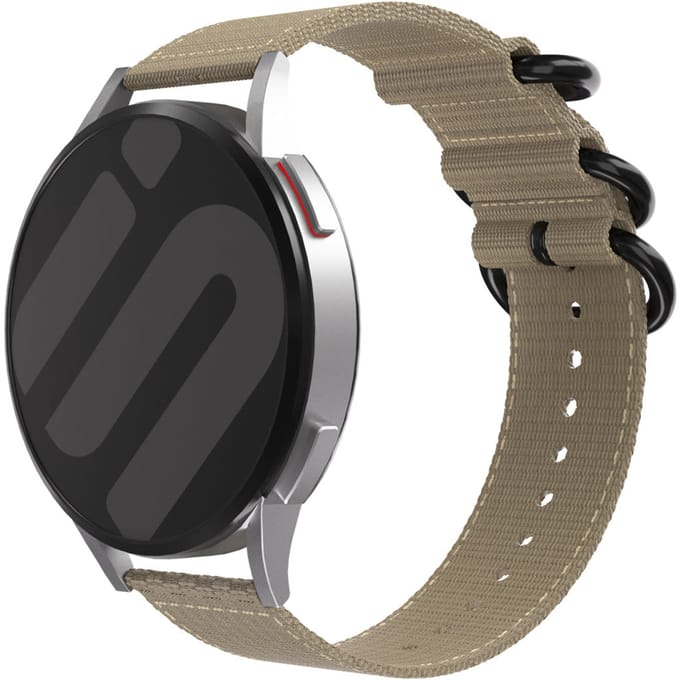 Huawei Watch GT 6 - 46mm nylon gesp bandje (khaki)