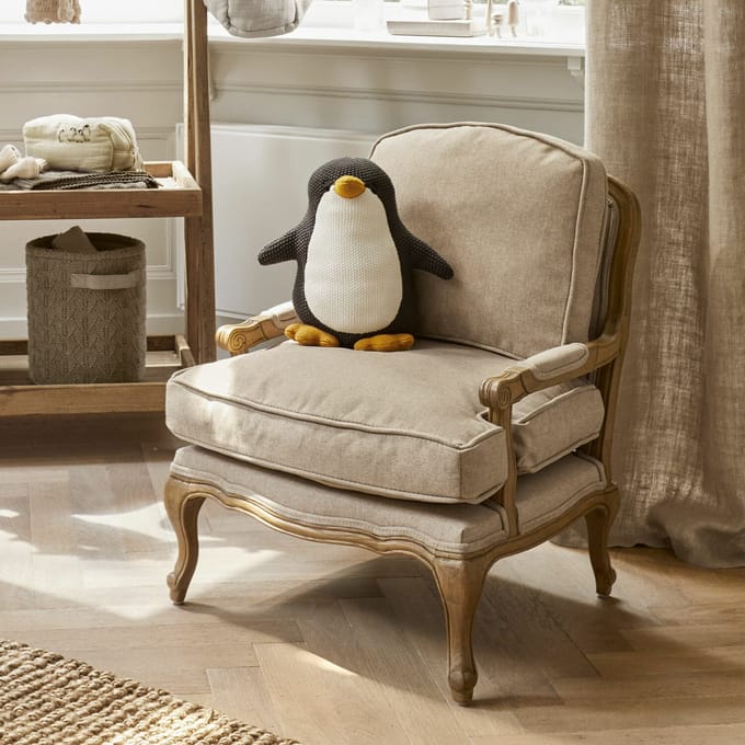 LOBERON Kinderfauteuil Orlianne crème/bruin