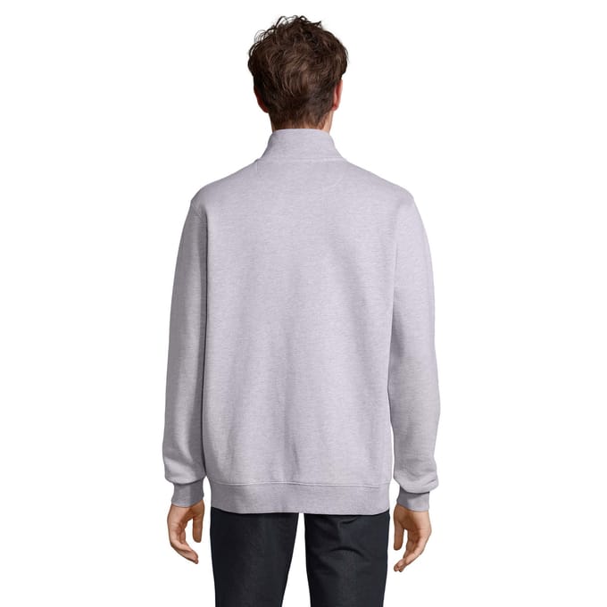 SOLS Cooper Full Zip jas voor volwassenen (Grijze Melange)
