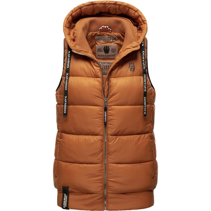 Navahoo Dames Gewatteerde Bodywarmer Kassidy – Licht & Modern met Capuchon