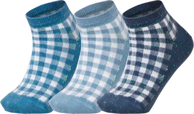 Esprit Sneakersokken Pixel Checks 3-Pack