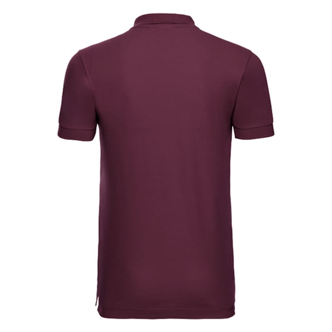 Russell Heren Stretch Poloshirt (Bourgondië)