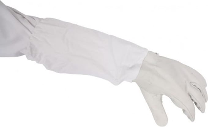 HPC Wespen-Imkerhandschoen - Met elastiek - Nr. 10 - Maat L - Leder - Wit