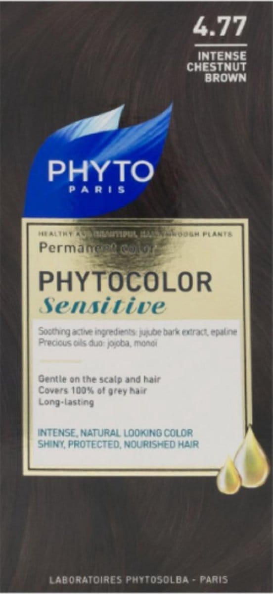 Phyto Phytocolor Sensitive Haarkleuring 4.77 Intense RoodBrown