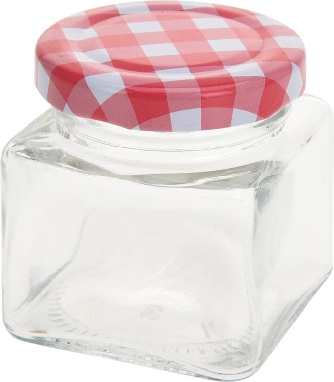 Excellent Houseware Inmaak/weckpotjes - 75 ml - 8x stuks - met draaideksel - mini potjes