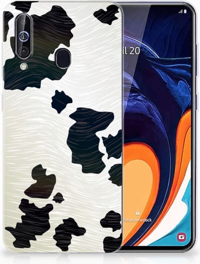 Samsung Galaxy A60 TPU Hoesje Koeienvlekken