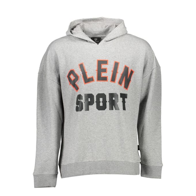 Plein Sport Grigio Katoenen Heren Sweatshirt