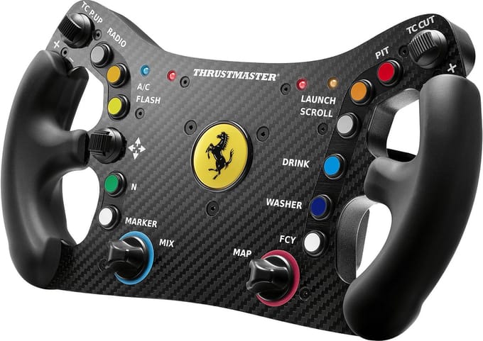 Thrustmaster FERRARI 488 GT3 WHEEL ADD-ON - Wired Wheel - Sony PlayStation 4