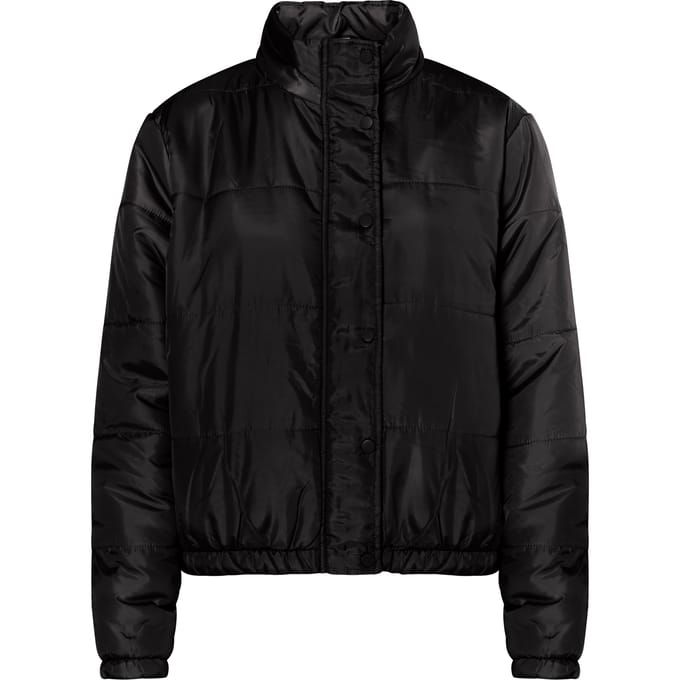 Mymo Licht gewatteerd blousonjack Dames zwart