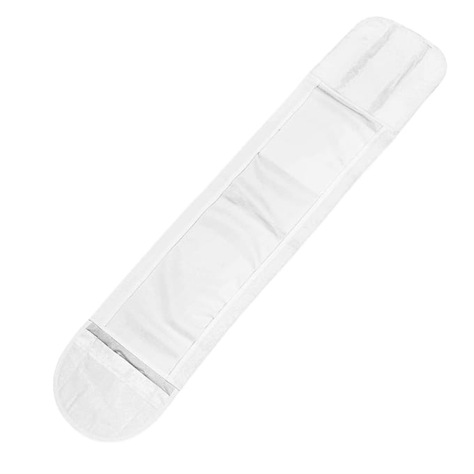 Universele Hernia Stoma Band Verstelbaar Flexibel Ademend Hoge Stretch Navelbreuk Ondersteuning M white
