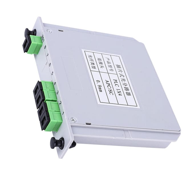 1X4 Blade Optische Splitter SC APC Single Mode PLC Optische Vezel Splitter Module