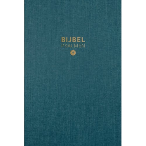 Hsv Bijbel Met Psalmen 10x15 Linnen Petrol