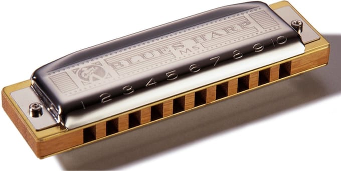 Hohner bluesharp MS C - Echt hout - Kwaliteit - Autentieke mondharmonica