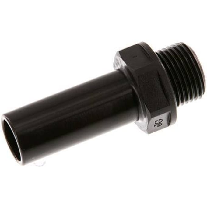 15mm x G3/8'' insteekfitting POM Buitendraad NBR [2 Stuks]