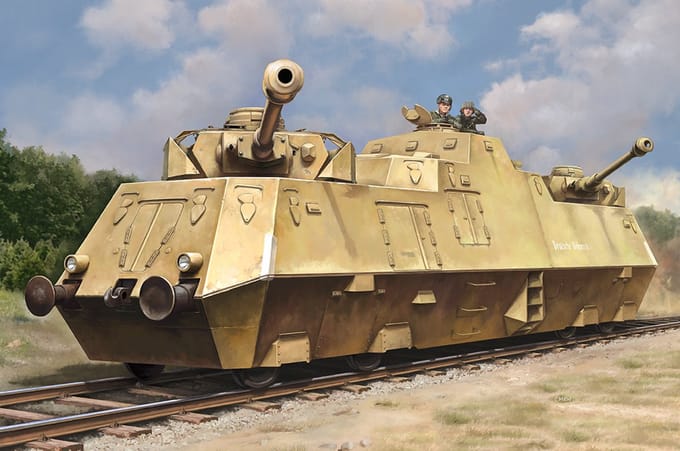 HobbyBoss Modelbouwpakket Militaire voertuigen - 82953 Panzerjager-Triebwagen 51 Plastic - 1:72 - Modelbouw