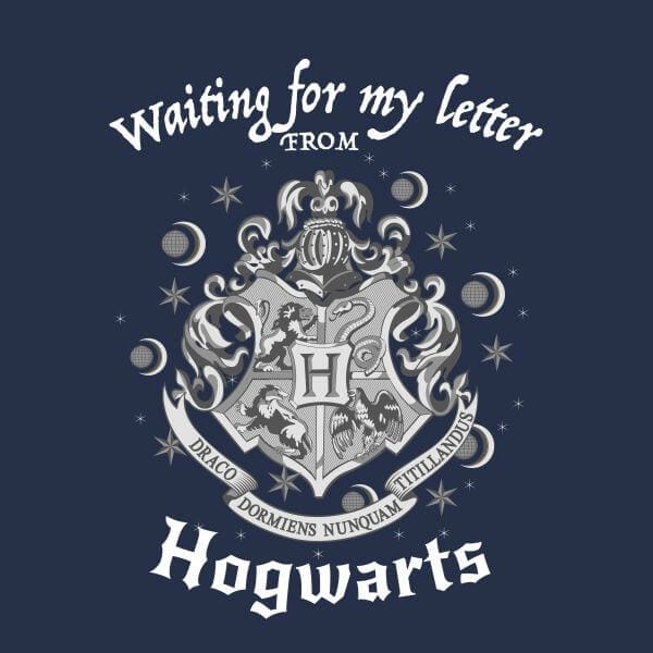 Harry Potter Waiting For My Letter Dames T-shirt - Navy - M