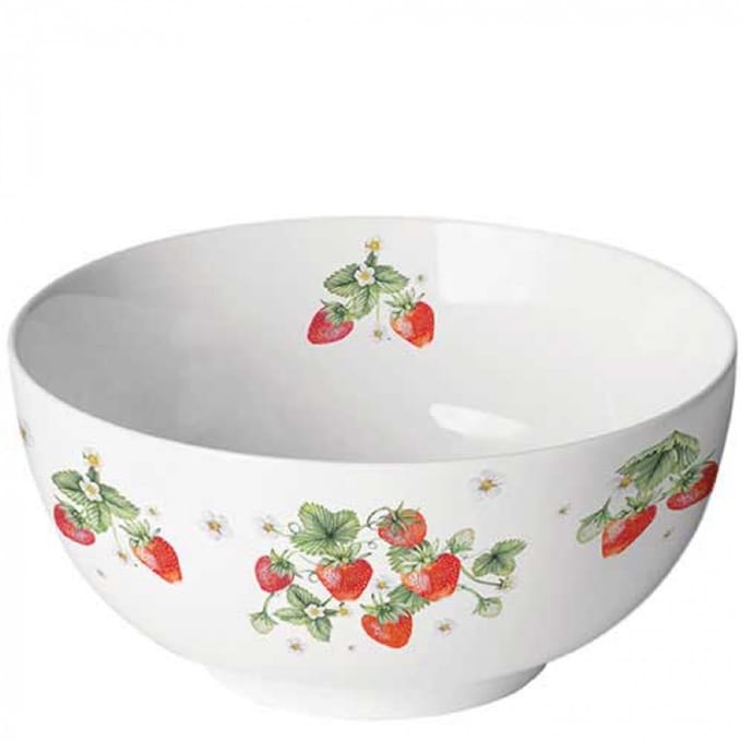 Ambiente - Schaaltje - Bowl - Strawberries - porselein