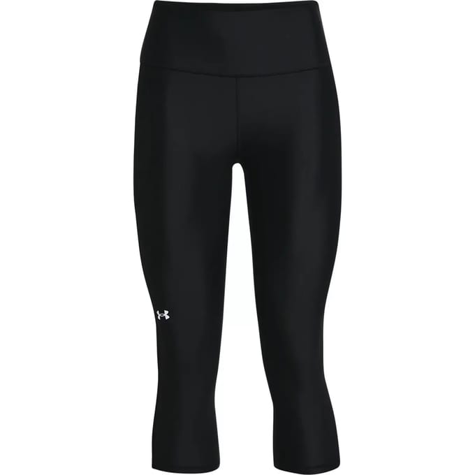 Under Armour Tech Hi Capri Dames Sportlegging - Zwart