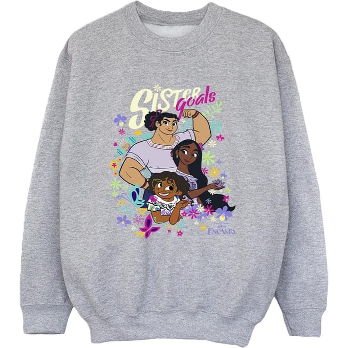 Disney Jongens Encanto Zuster Doelen Sweatshirt (Sportgrijs)