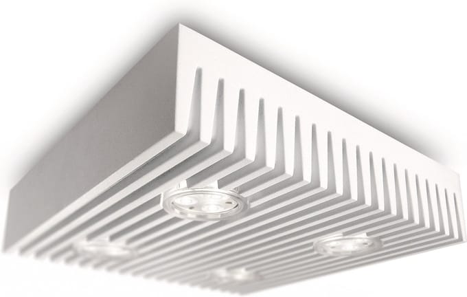 Philips myLiving Row - Plafondlamp 4 lichts - LED - Wit