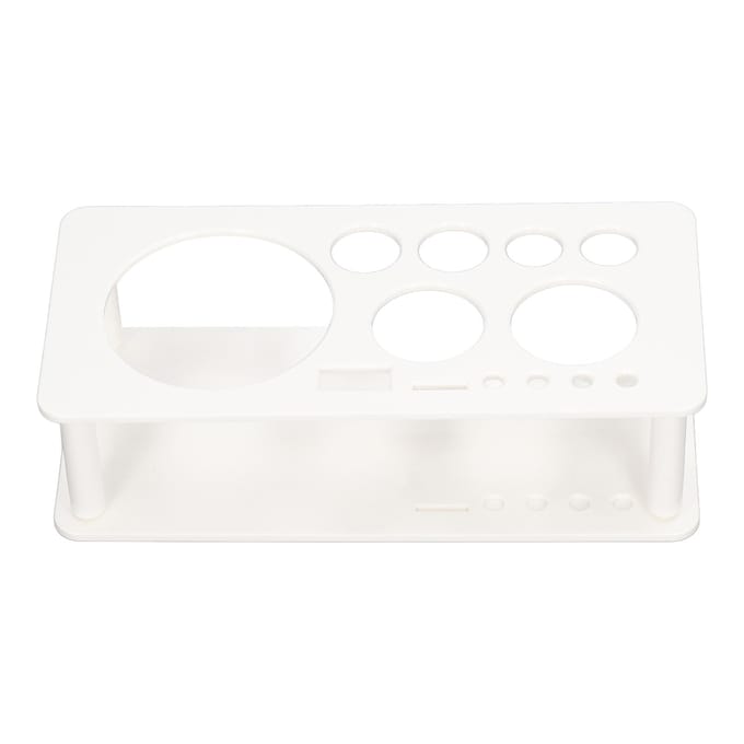 Bartender Kit Stand Ruimtebesparend Organiseren Opslag Plastic Bartending Gereedschapshouder voor Bar Huis S white
