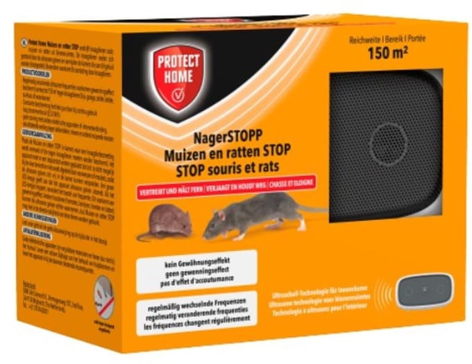 Protect Home Ultrasonic verjager Muis en Rat (150 m²) - Effectieve Rattenverjager