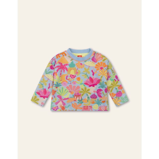 Oilily Hax Sweater- maat80/18m Blauw Fog