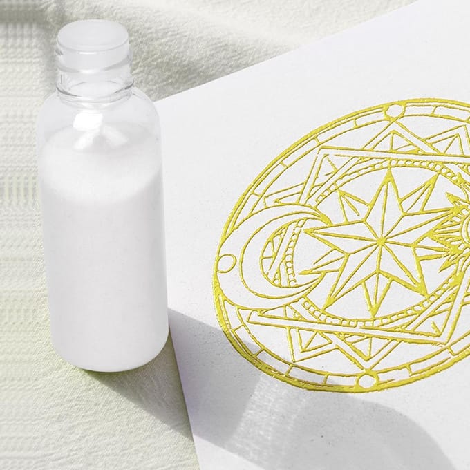 Transparant Embossing Poeder Papier Kunstbenodigdheden Schilderen Stempelen Scrapbooking Decoratie 15g white