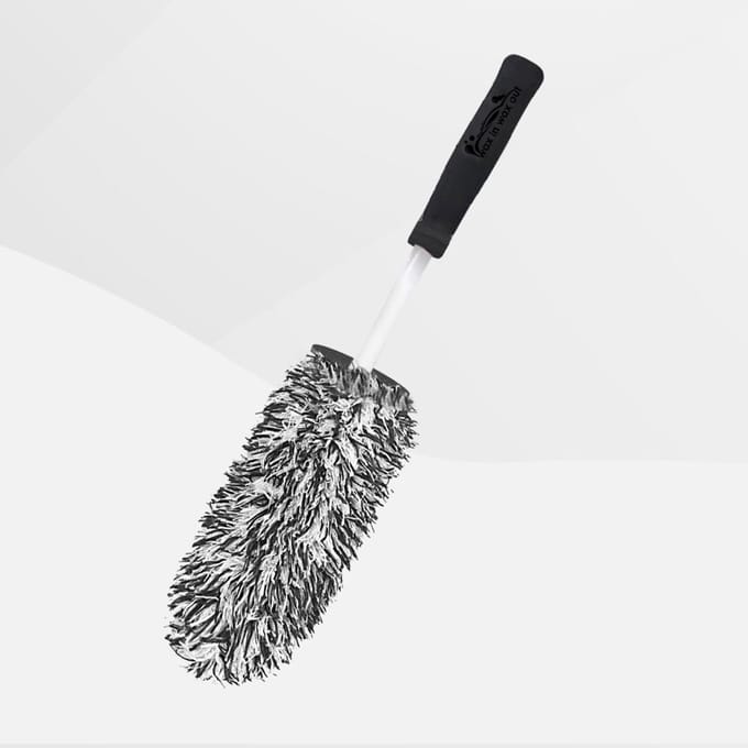 Waxin Waxout - Microvezel Velgenborstel - White & Gray Edition