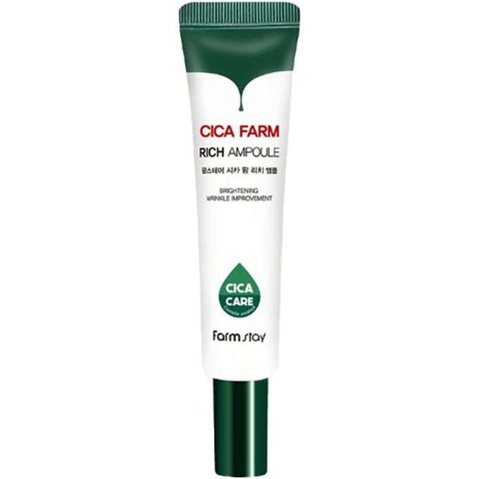 Farm Stay Cica Farm Rich Ampoule 30ml +RANDOM GIFT black