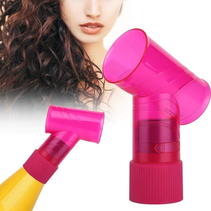 Haardroger Diffuser - Krullen Versterker - Haar Stylen - Universele Pasvorm - 22 x 15 x 8 cm - Zwart