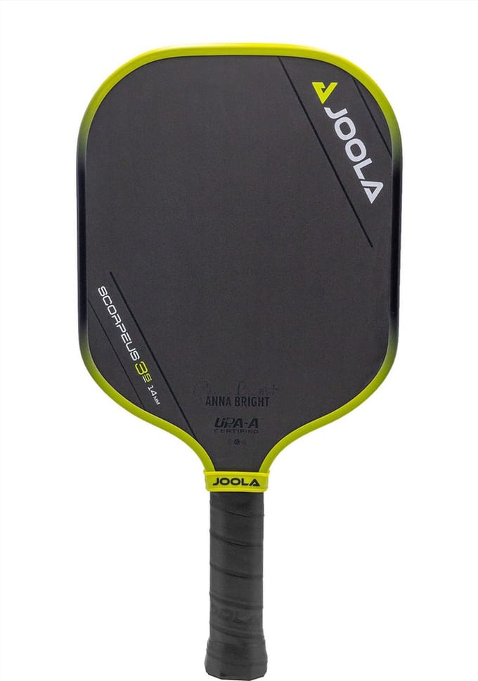 JOOLA ANNA BRIGHT SCORPEUS 3S 14MM PICKLEBALL PADDLE