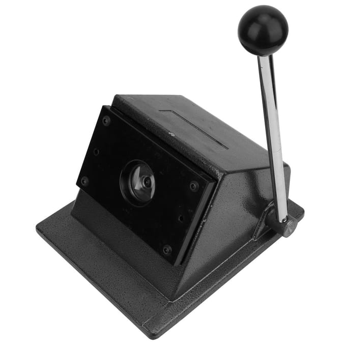 Metalen Desktop Hand Cirkelsnijder 25mm Badge Snijmachine Grafische Pons Matrijs Snijder gray