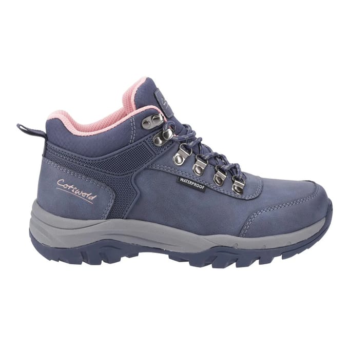 Cotswold Dames Overbury Wandelschoenen (Marineblauw)