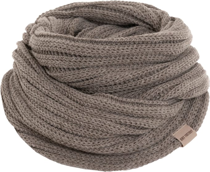 Knit Factory Nica Colsjaal - Marron - One Size
