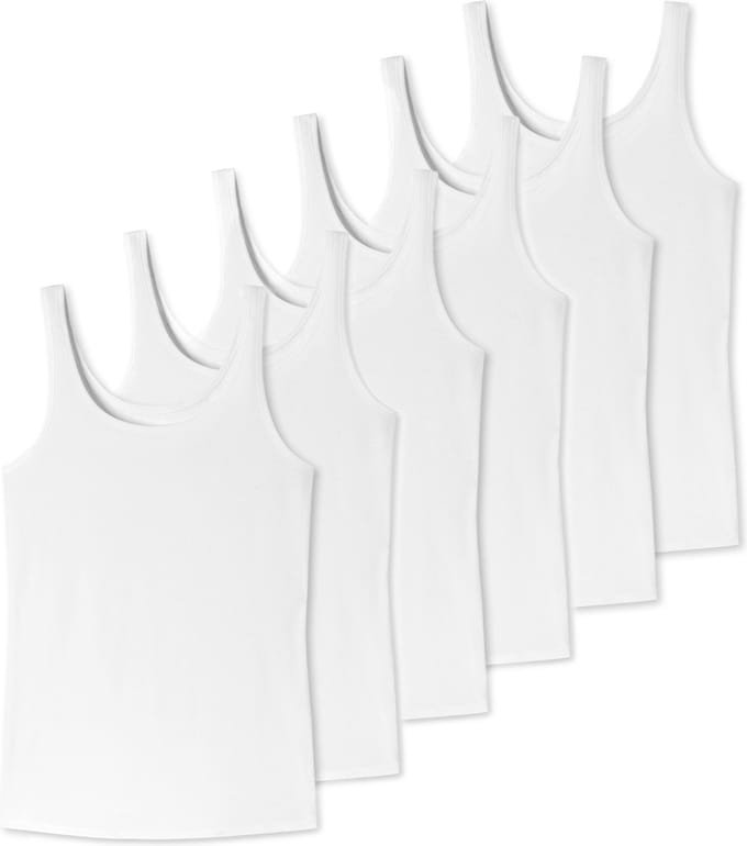 uncover by Schiesser Dames onderhemd 6 pack Basic